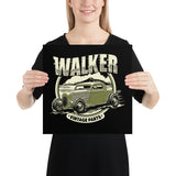 Pete's 33 Ford Coupe Walker Vintage Parts Poster