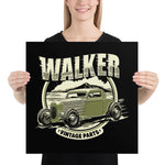 Pete's 33 Ford Coupe Walker Vintage Parts Poster