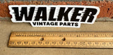 Fast Logo Walker Vintage Parts Decal