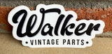 Original Logo Walker Vintage Parts Decal